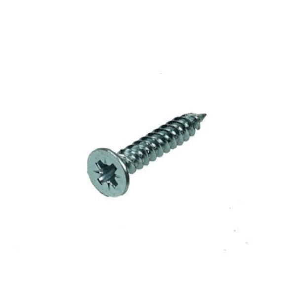 8x2 1/4 Pozi Csk Twin Thread BZP Woodscrew