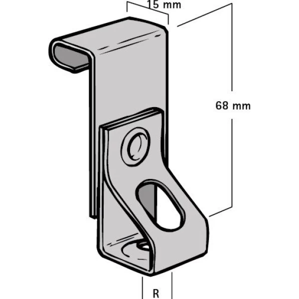 Britclip Purlin Rod Hanger M10 - Image 2