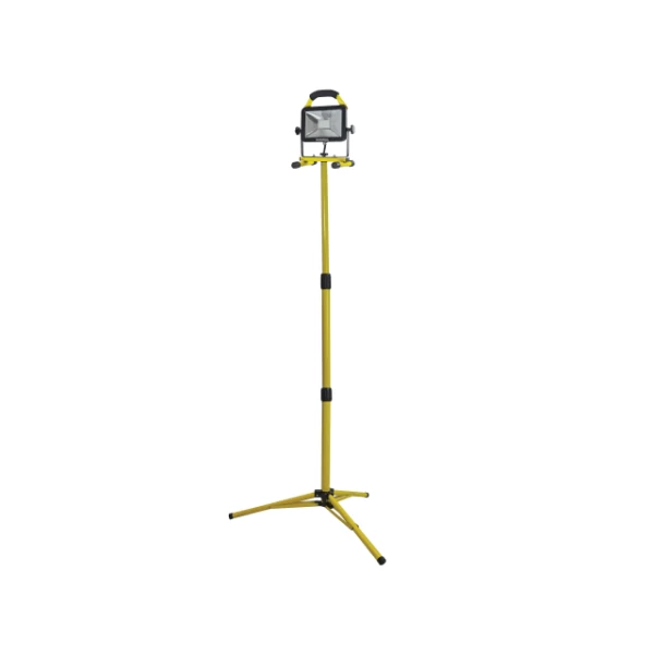 LED Single Tripod Site Light 110v 20w 1800 Lumen