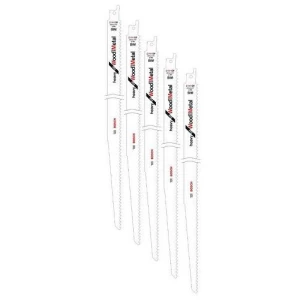 Bosch S1411DF Sabre Saw Blades BiMetal 300mm Long (Pack Of 5)
