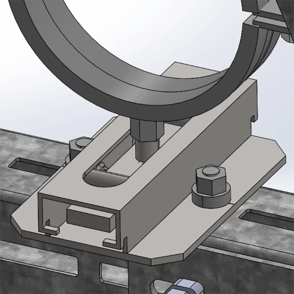 TekSpan Roller Bearing Axial Pipe Slide (M12) - Image 7