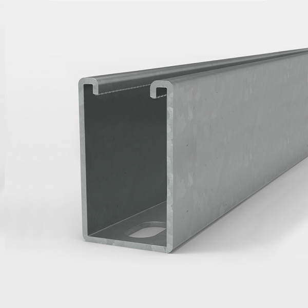 Kora 41 x 82mm x 3m Heavy Gauge Slotted Pre-Galvanised Channel