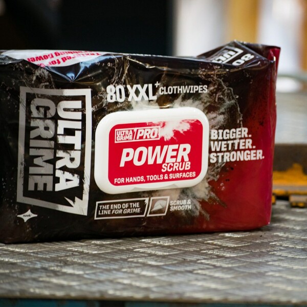 UltraGrime Pro Power Scrub Wipes - Pack of 80 XXL+ Clothwipes - Image 4